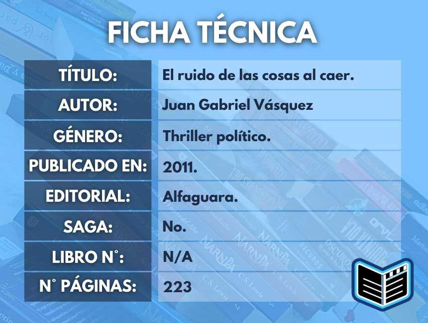 El ruido de las cosas al caer numero de paginas genero y mas