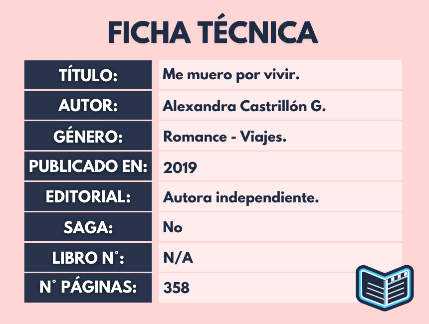 Me muero por vivir libro - genero - paginas - Alexandra Castrillón G. - Librodil