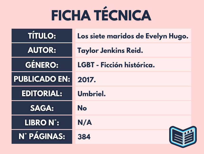 Los siete maridos de Evelyn Hugo - edad recomendada - genero - paginas